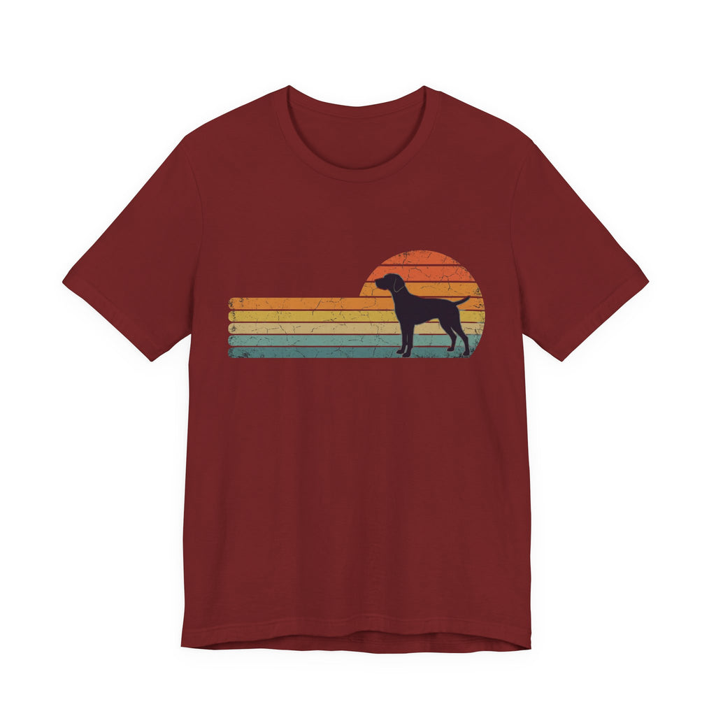 Retro Vizsla Sunset | Dog Lover Graphic Tee