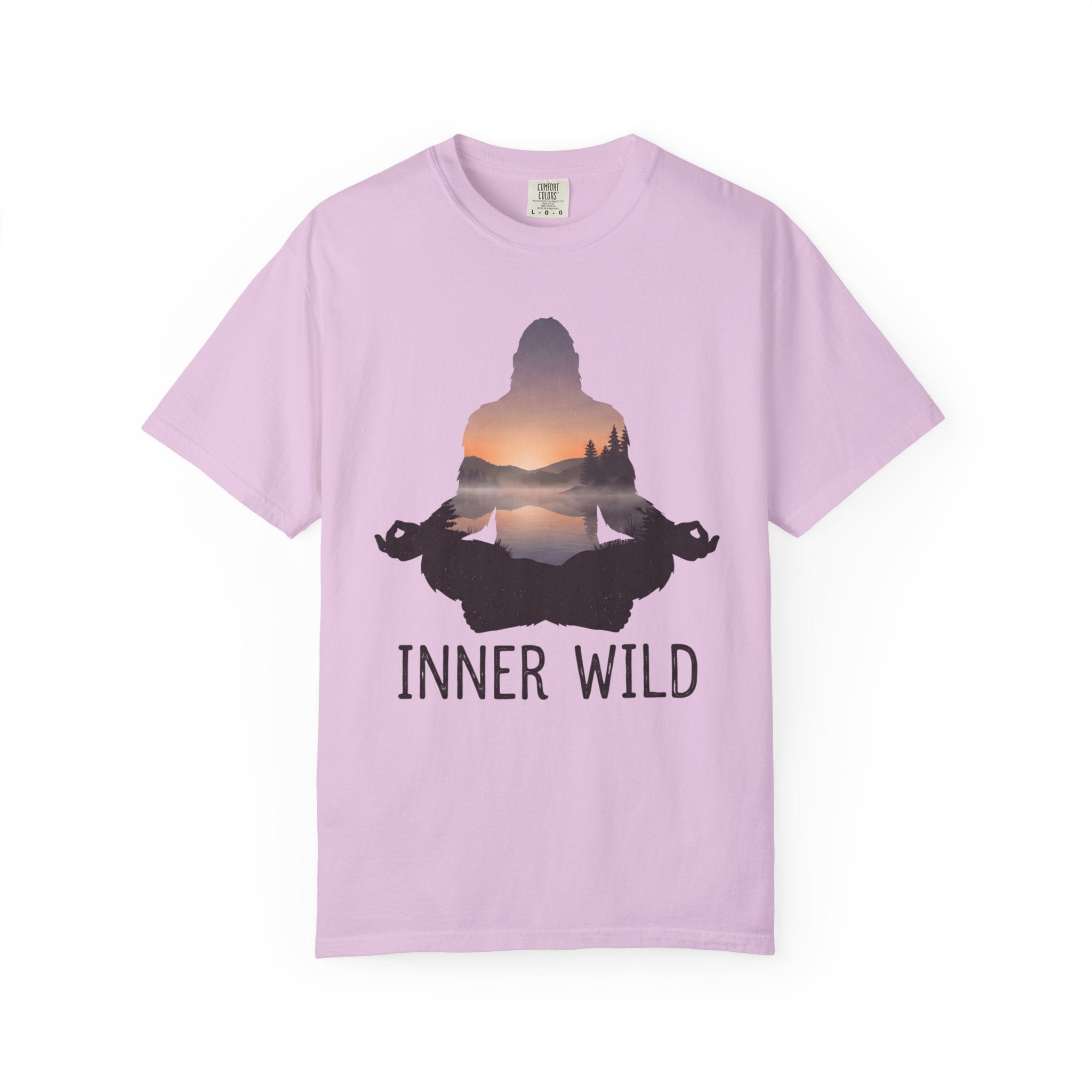 Inner Wild Meditation T-Shirt — Yoga & Nature Graphic Tee