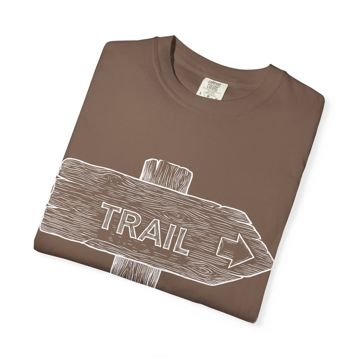 Trail Sign T-Shirt — Outdoor Hiking Direction Shirt