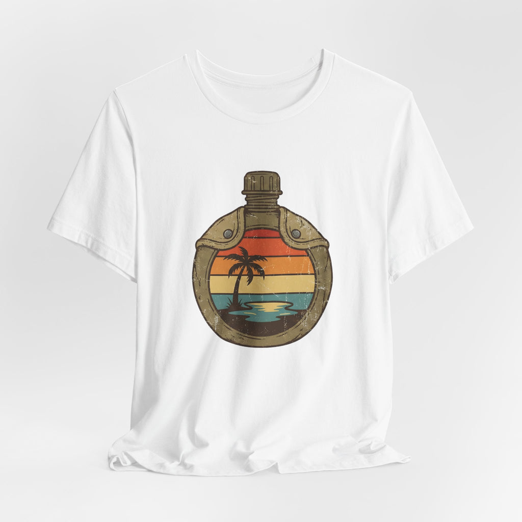 Tropical Island Canteen | Vintage Adventure Graphic Tee