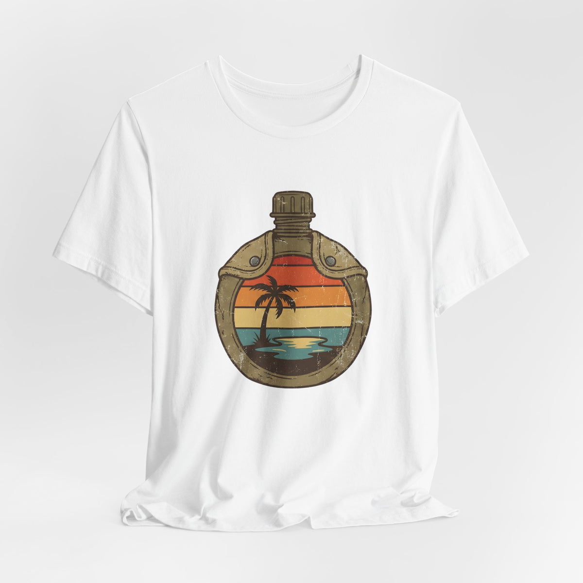 Tropical Island Canteen | Vintage Adventure Graphic Tee