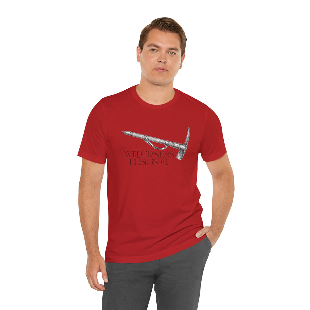 Wilderness Design Co. Ice Axe Tee — Mountain Climbing Vintage Graphic Shirt