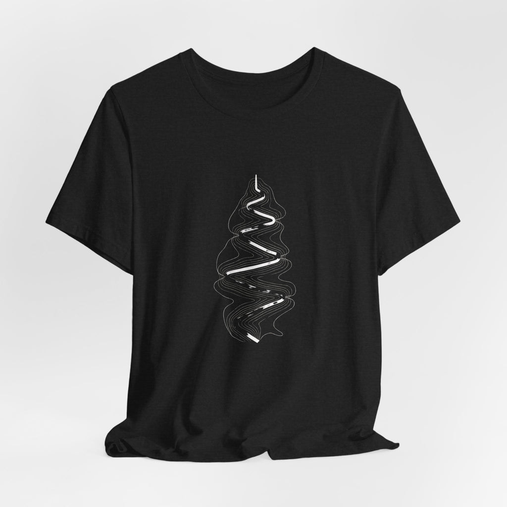 Switchback Trail | Minimalist Topo Line Art Graphic Tee
