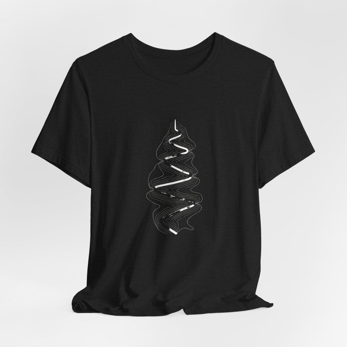 Switchback Trail | Minimalist Topo Line Art Graphic Tee
