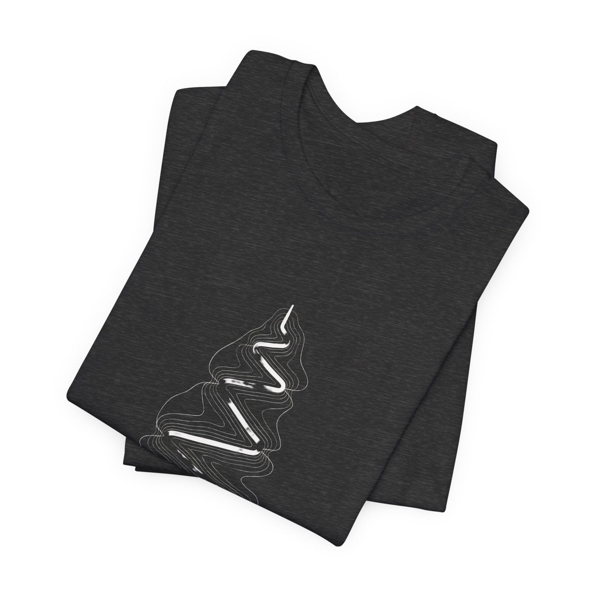Switchback Trail | Minimalist Topo Line Art Graphic Tee
