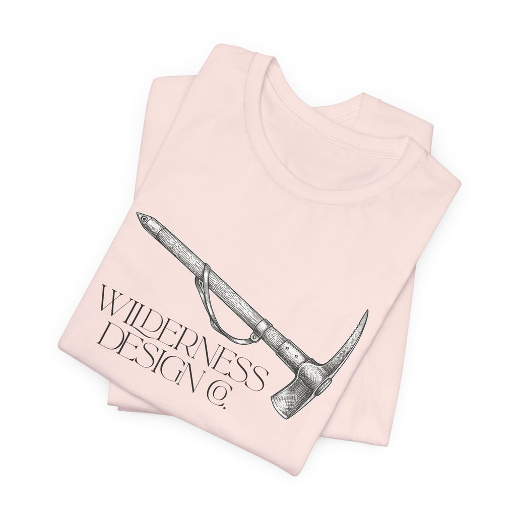 Wilderness Design Co. Ice Axe Tee — Mountain Climbing Vintage Graphic Shirt