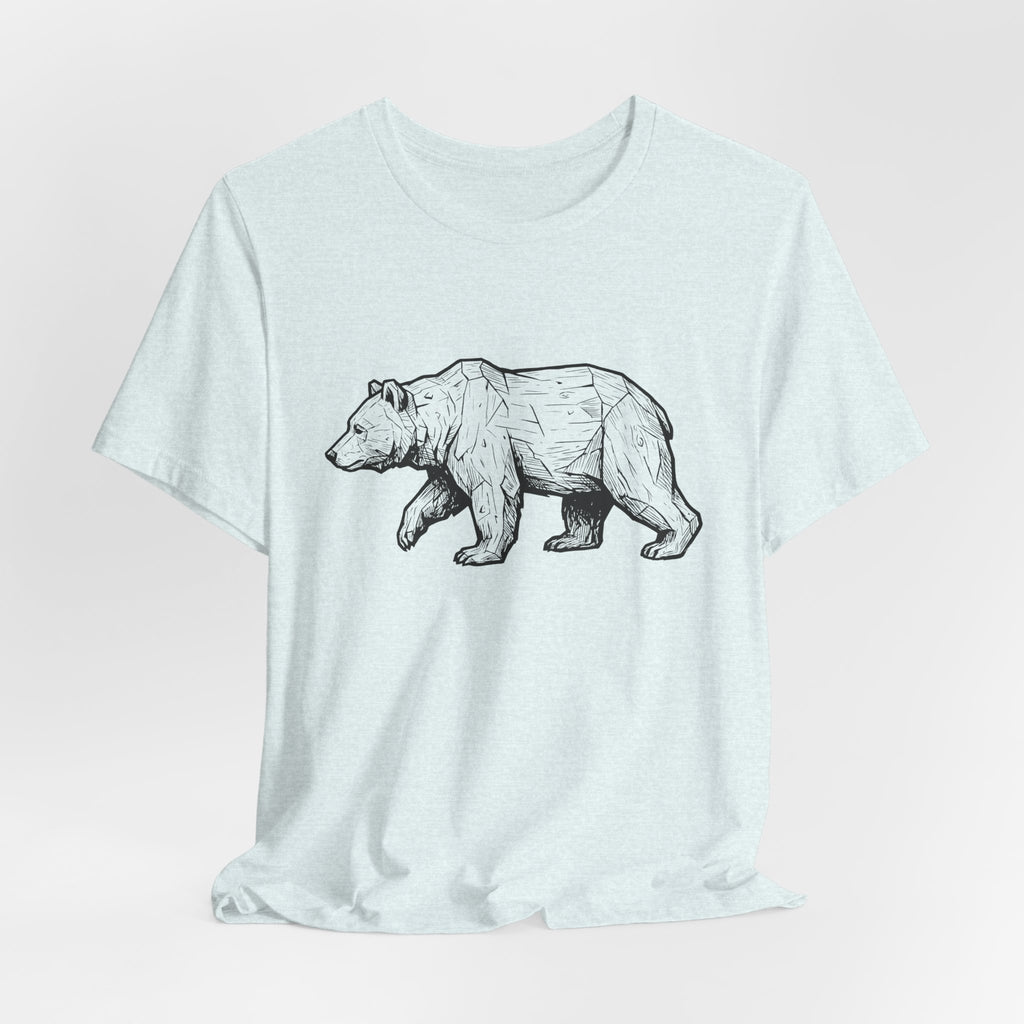 Grizzly Bear Sketch | Nature Graphic Tee