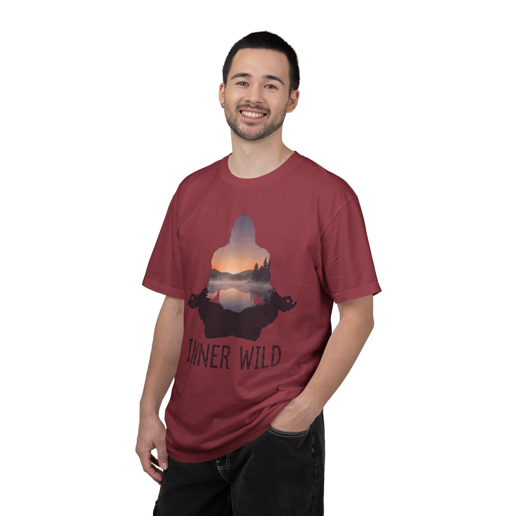 Inner Wild Meditation T-Shirt — Yoga & Nature Graphic Tee