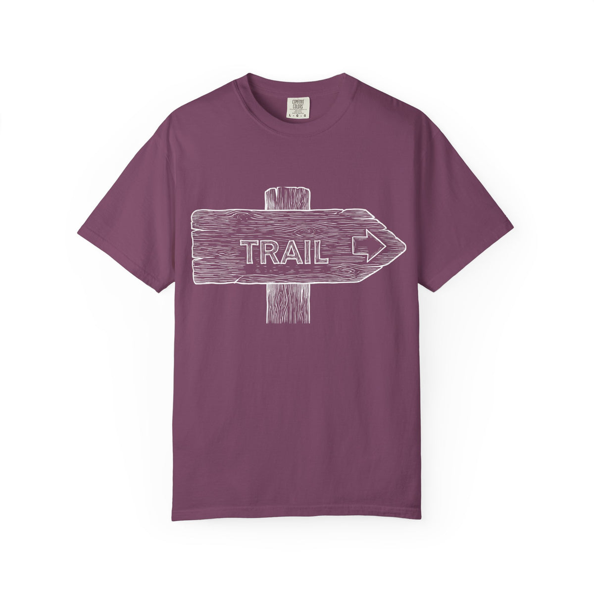 Trail Sign T-Shirt — Outdoor Hiking Direction Shirt