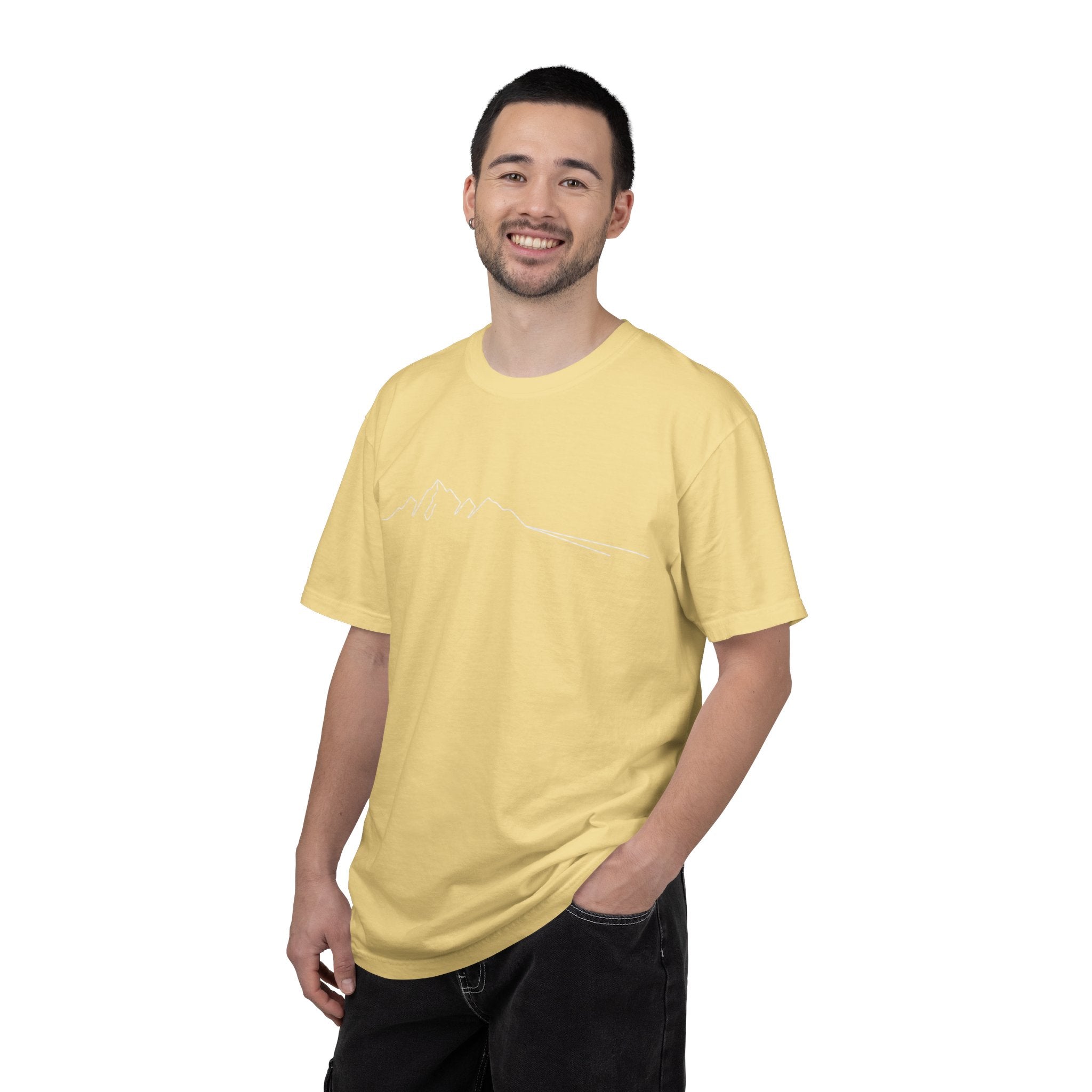 Mountain Outline T-Shirt — Minimalist Hiking Tee