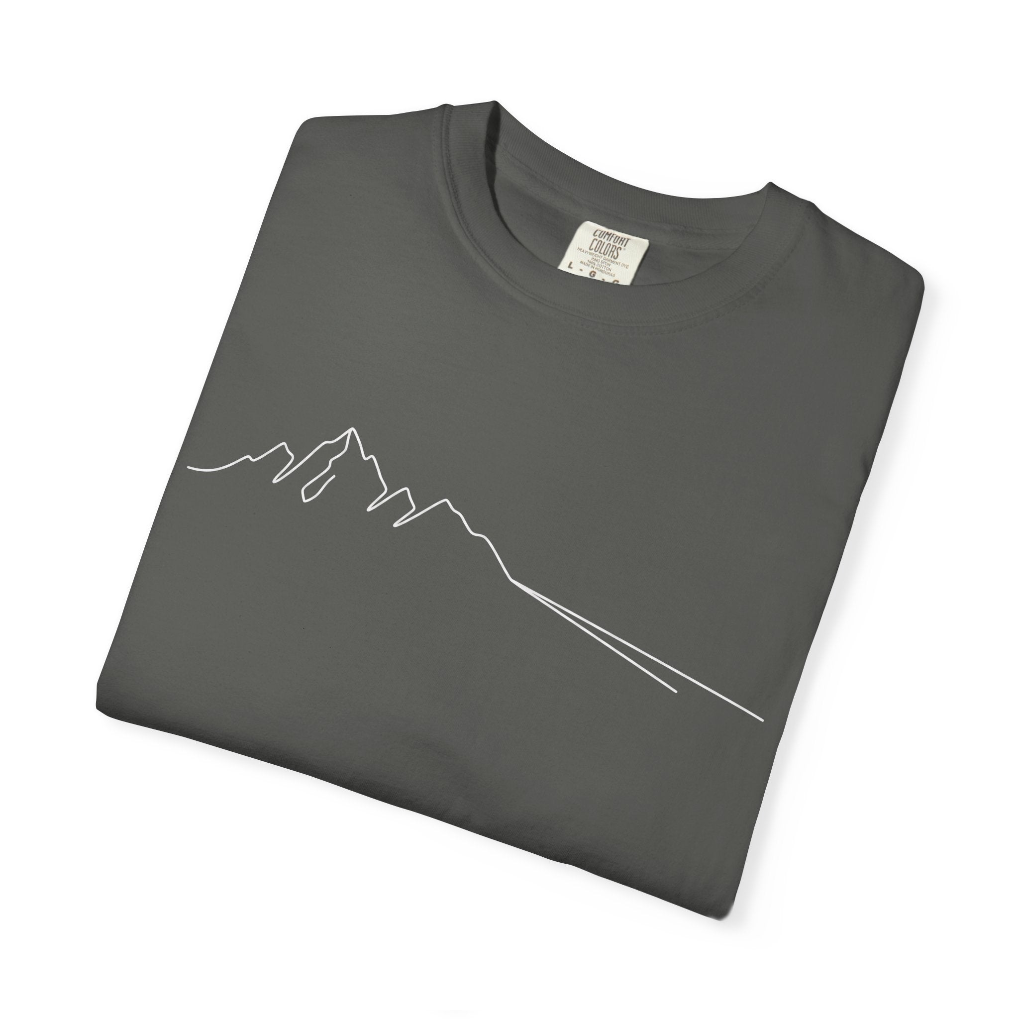 Mountain Outline T-Shirt — Minimalist Hiking Tee