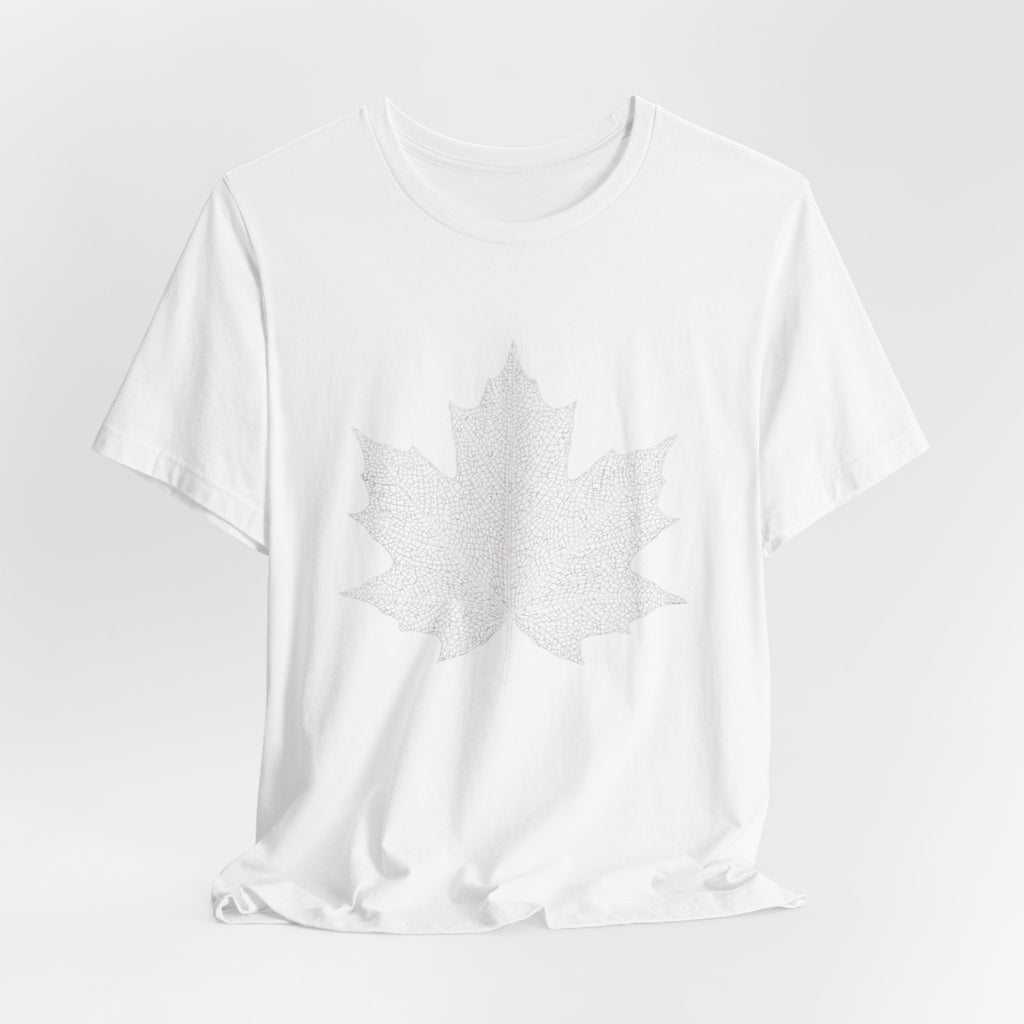 Maple Leaf Line Art | Nature Graphic Tee