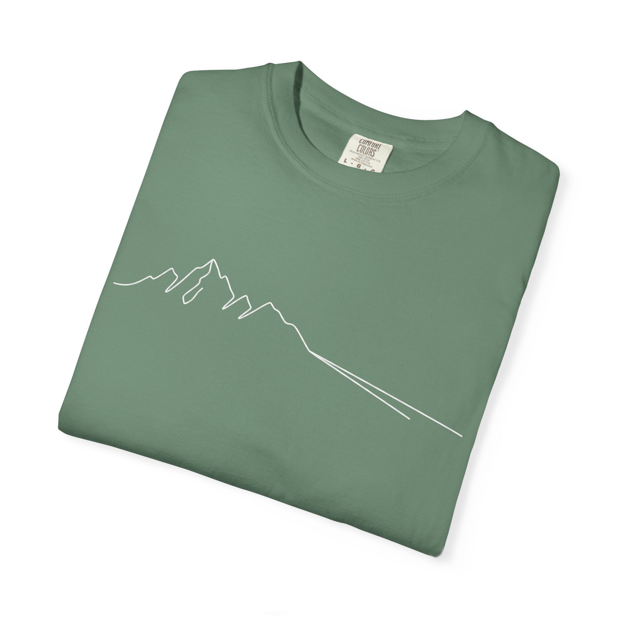 Mountain Outline T-Shirt — Minimalist Hiking Tee