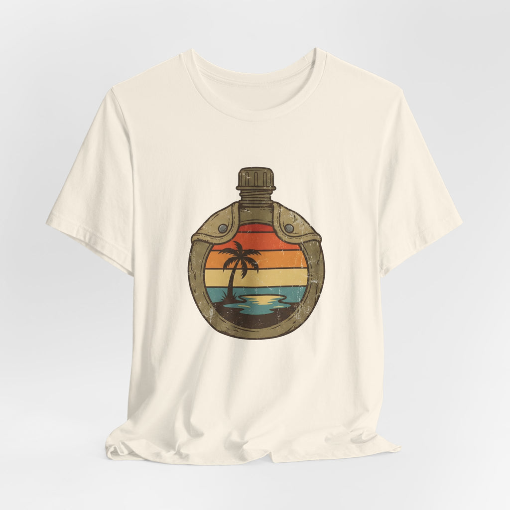 Tropical Island Canteen | Vintage Adventure Graphic Tee
