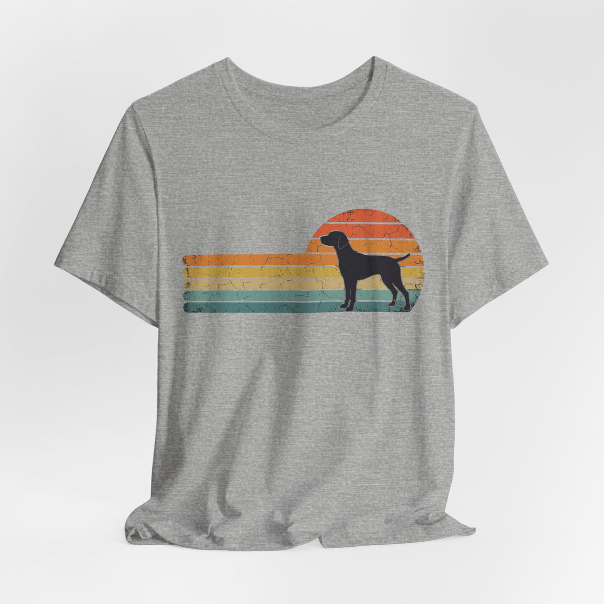 Retro Vizsla Sunset | Dog Lover Graphic Tee