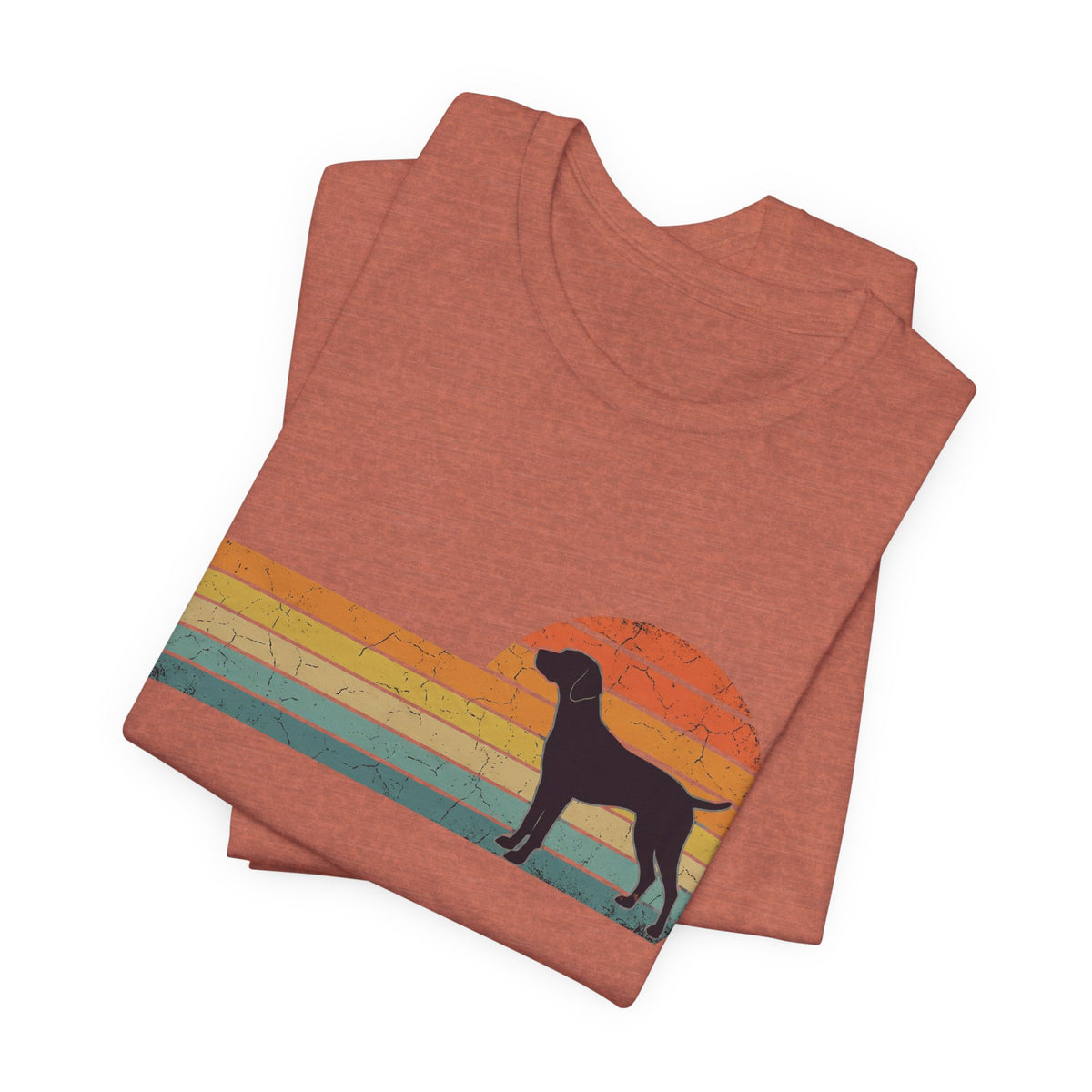 Retro Vizsla Sunset | Dog Lover Graphic Tee