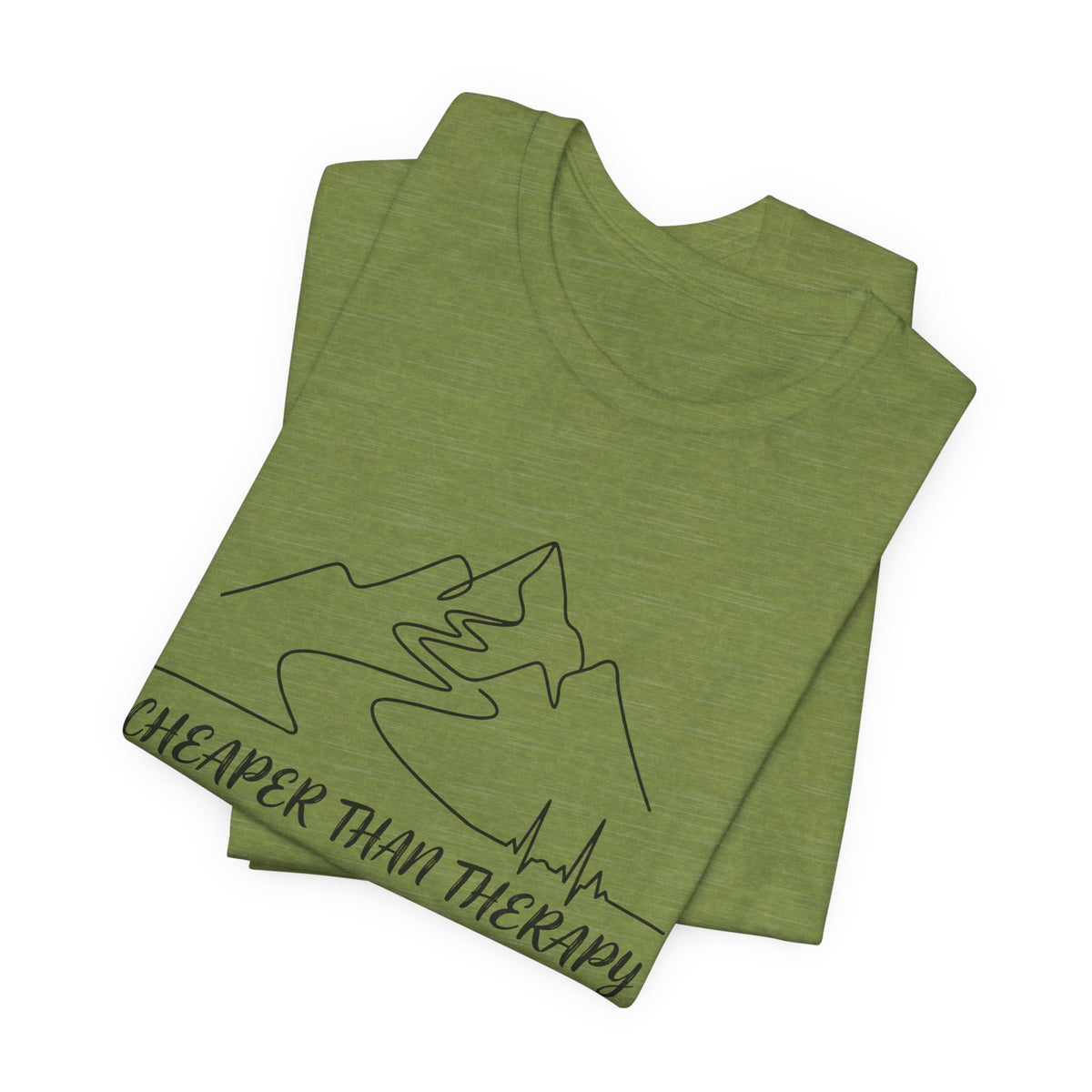 Cheaper Than Therapy | Mountain Hiking Graphic Tee