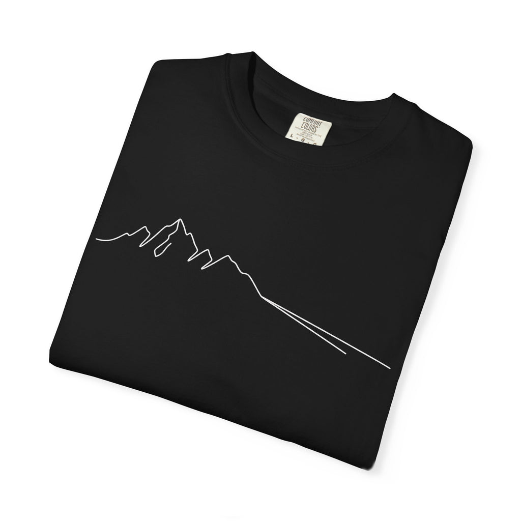 Mountain Outline T-Shirt — Minimalist Hiking Tee