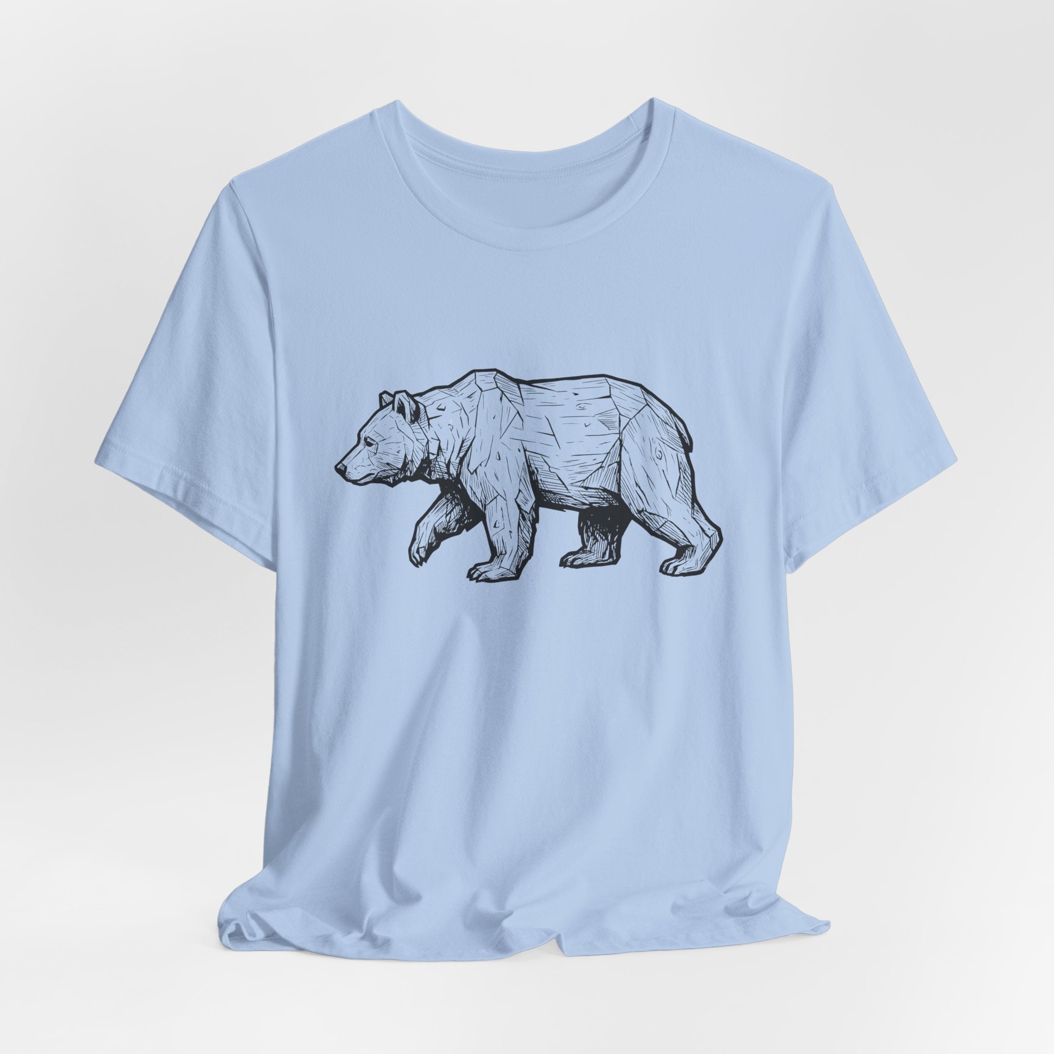 Grizzly Bear Sketch | Nature Graphic Tee
