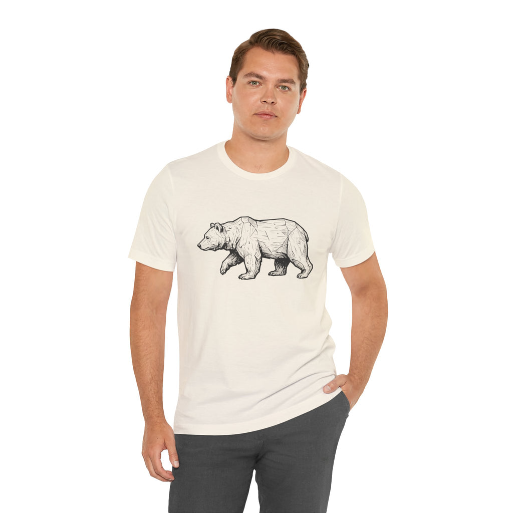 Grizzly Bear Sketch | Nature Graphic Tee