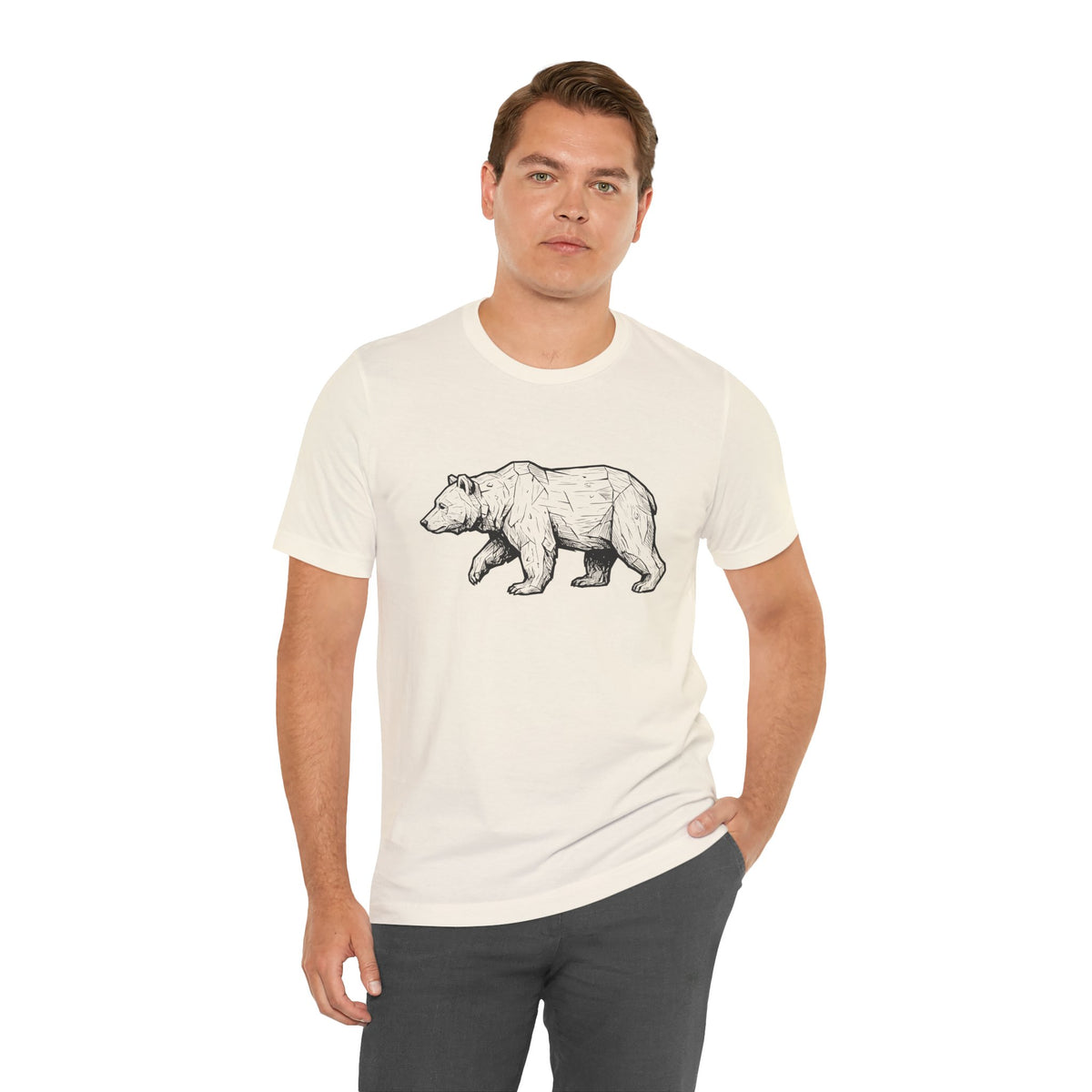 Grizzly Bear Sketch | Nature Graphic Tee