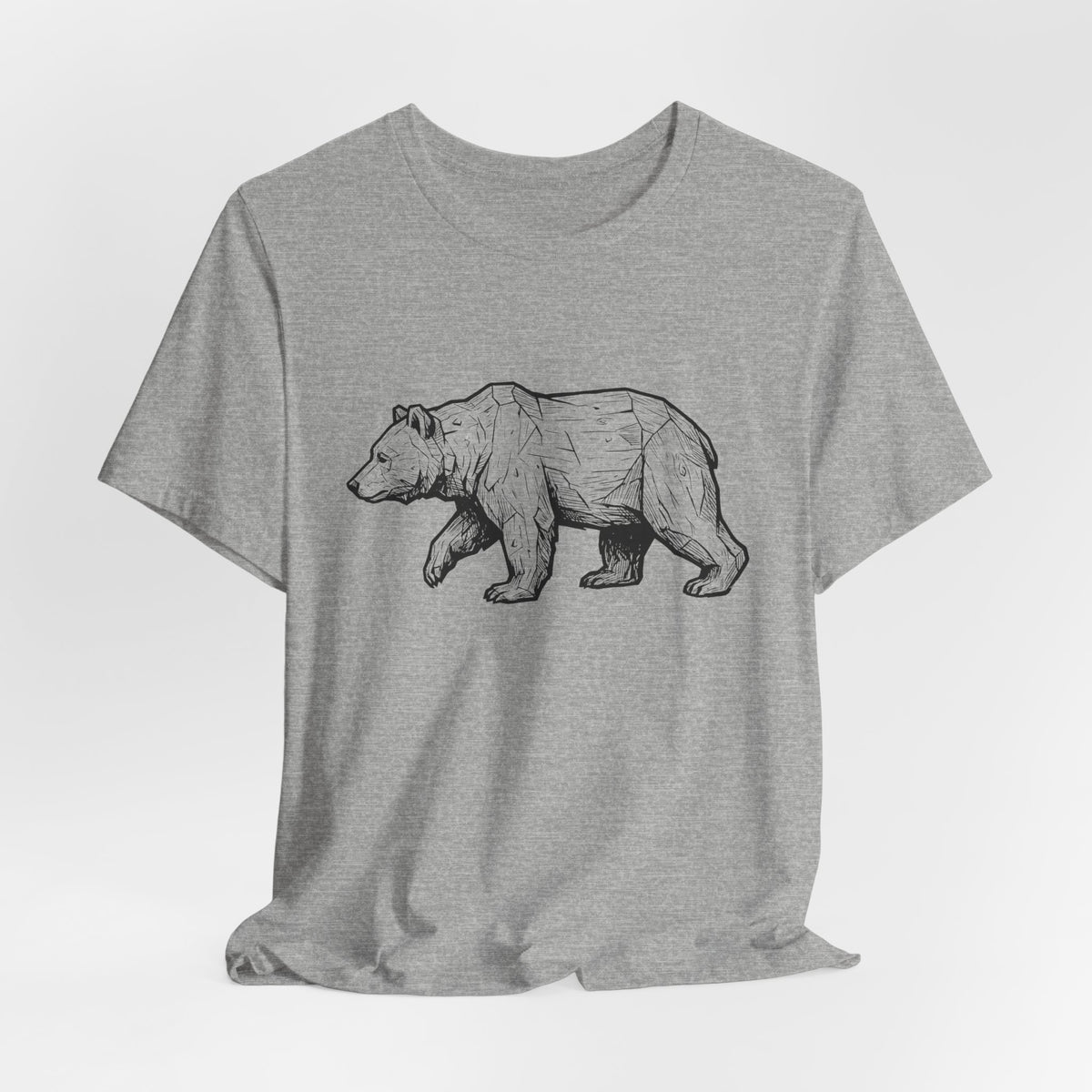 Grizzly Bear Sketch | Nature Graphic Tee