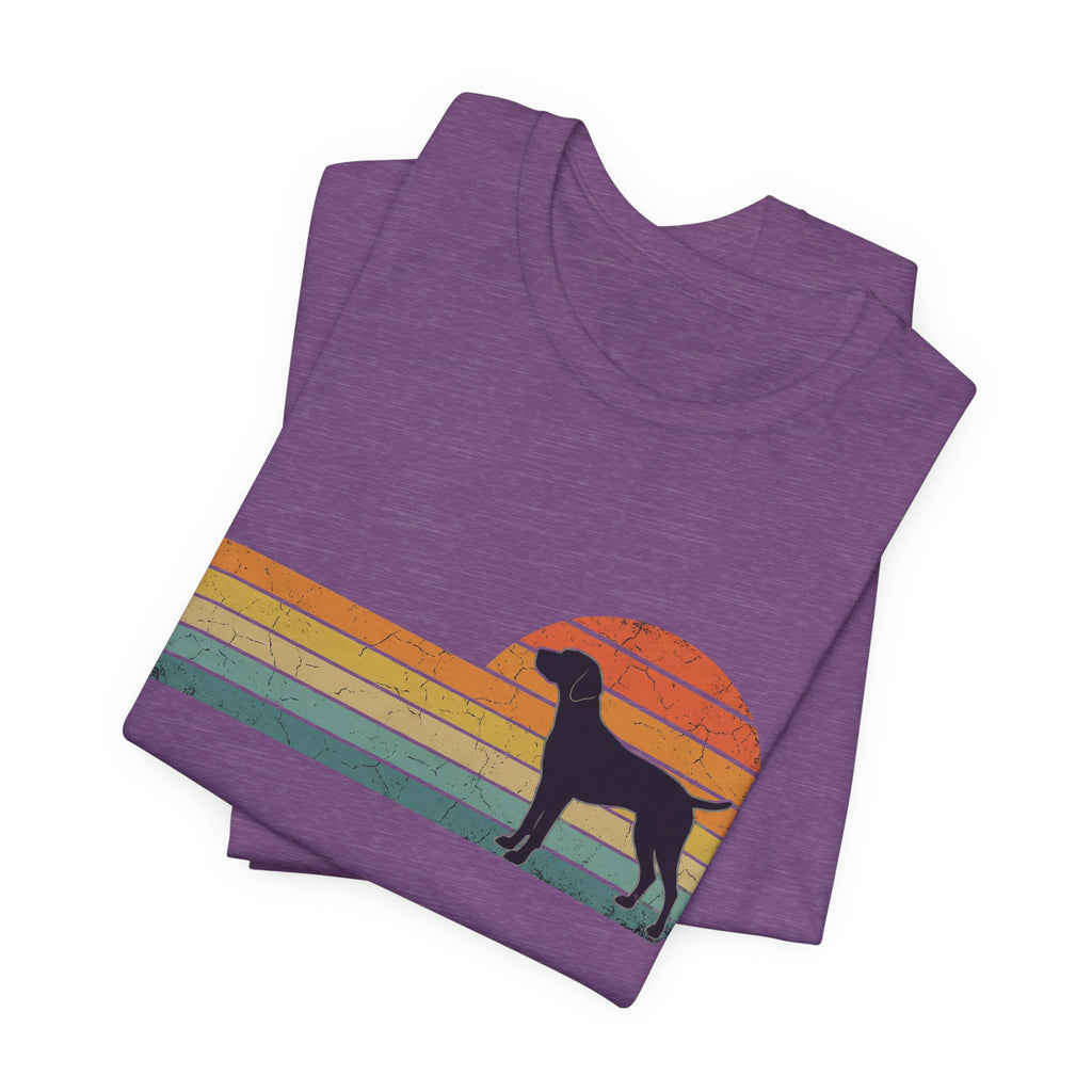Retro Vizsla Sunset | Dog Lover Graphic Tee