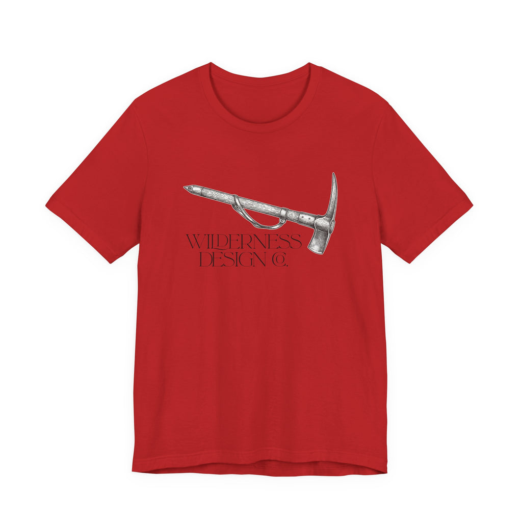 Wilderness Design Co. Ice Axe Tee — Mountain Climbing Vintage Graphic Shirt