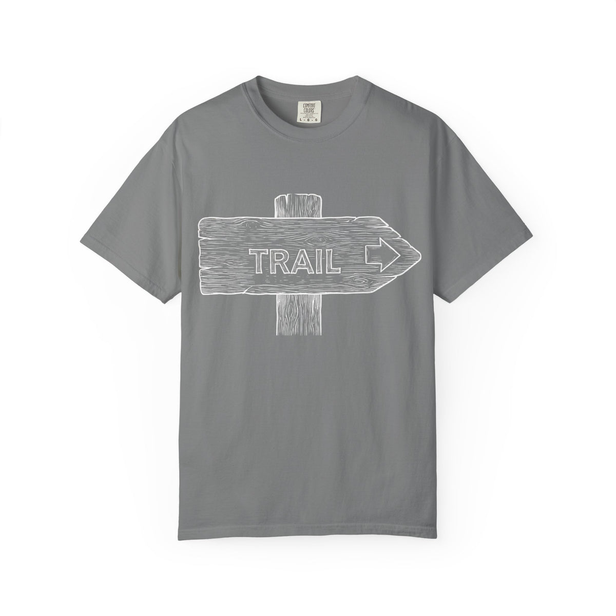 Trail Sign T-Shirt — Outdoor Hiking Direction Shirt