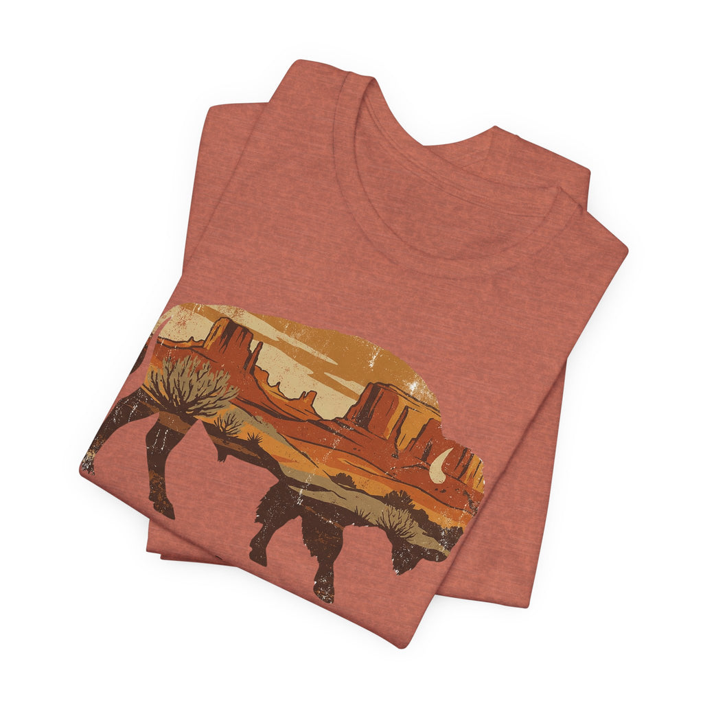 Roam Free Buffalo Desert | Nature Graphic Tee