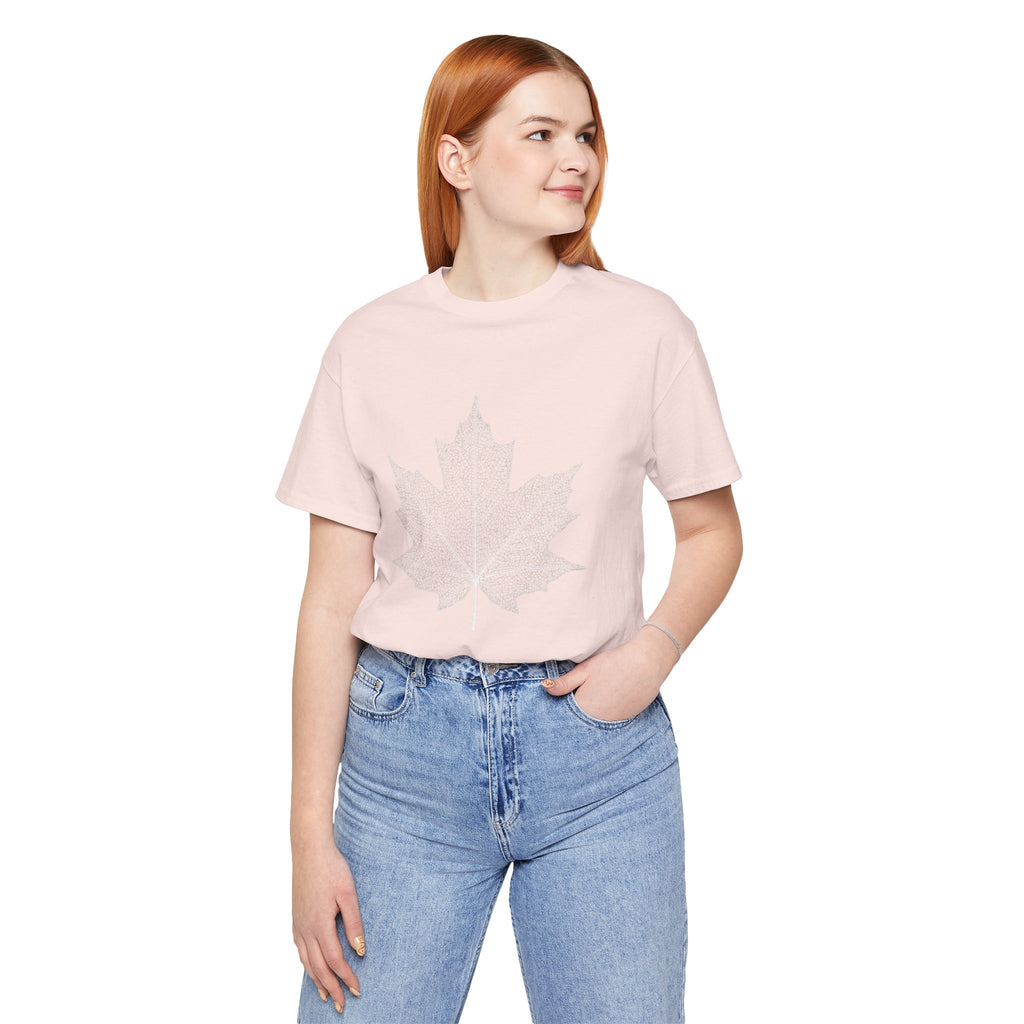 Maple Leaf Line Art | Nature Graphic Tee