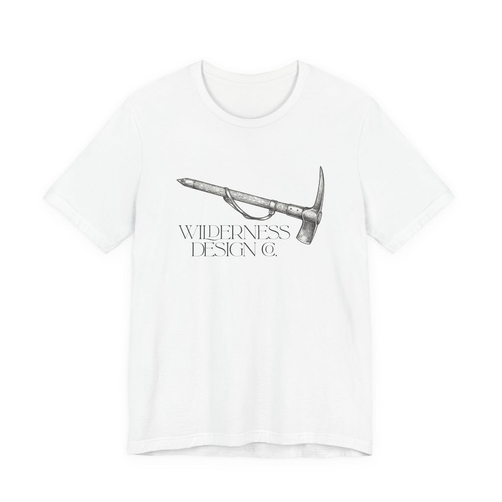 Wilderness Design Co. Ice Axe Tee — Mountain Climbing Vintage Graphic Shirt
