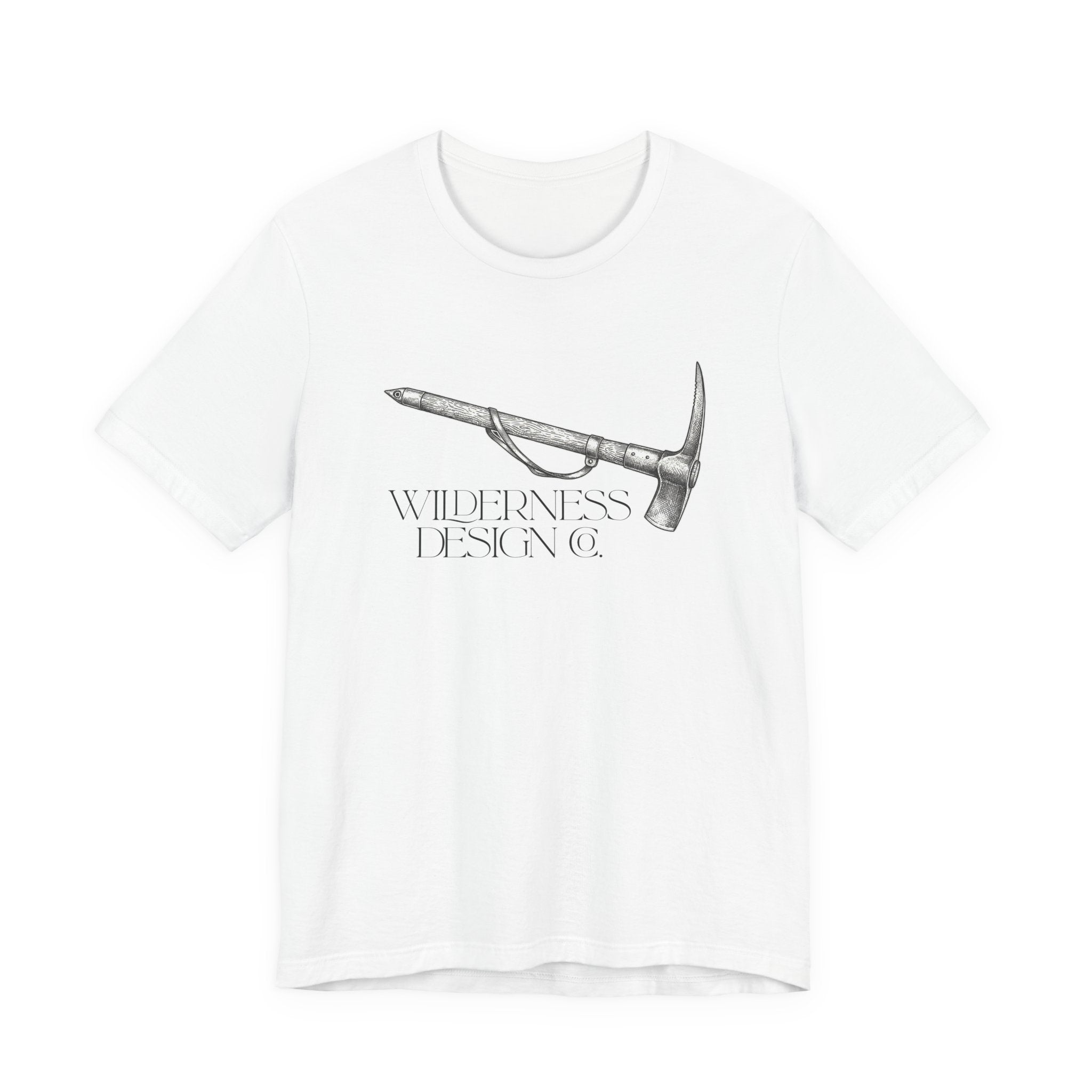 Wilderness Design Co. Ice Axe Tee — Mountain Climbing Vintage Graphic Shirt