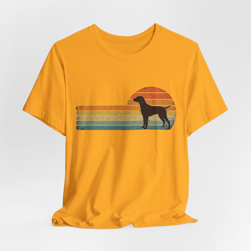 Retro Vizsla Sunset | Dog Lover Graphic Tee