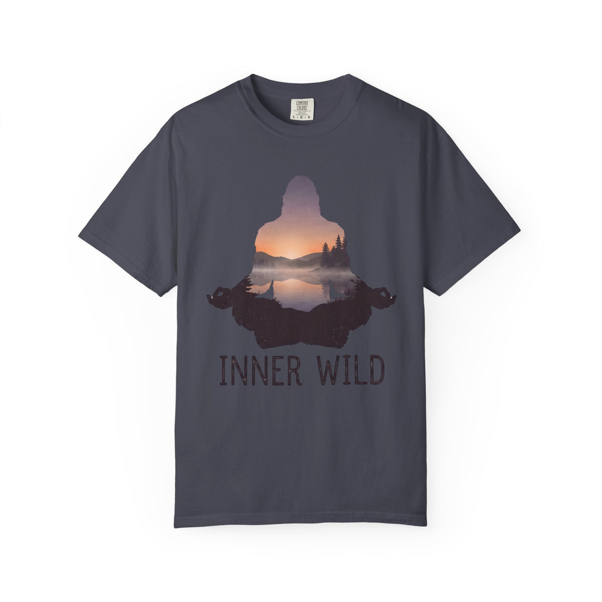 Inner Wild Meditation T-Shirt — Yoga & Nature Graphic Tee