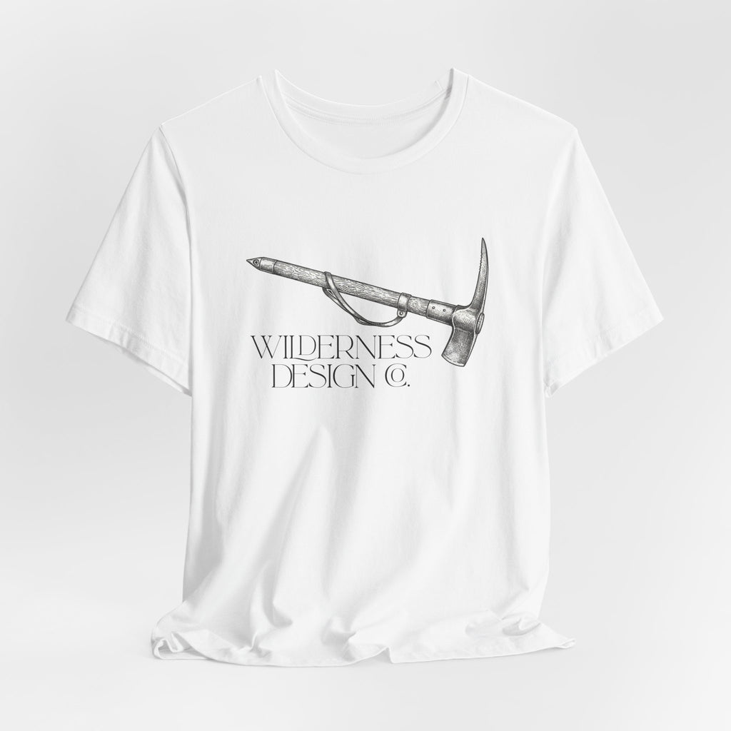 Wilderness Design Co. Ice Axe Tee — Mountain Climbing Vintage Graphic Shirt
