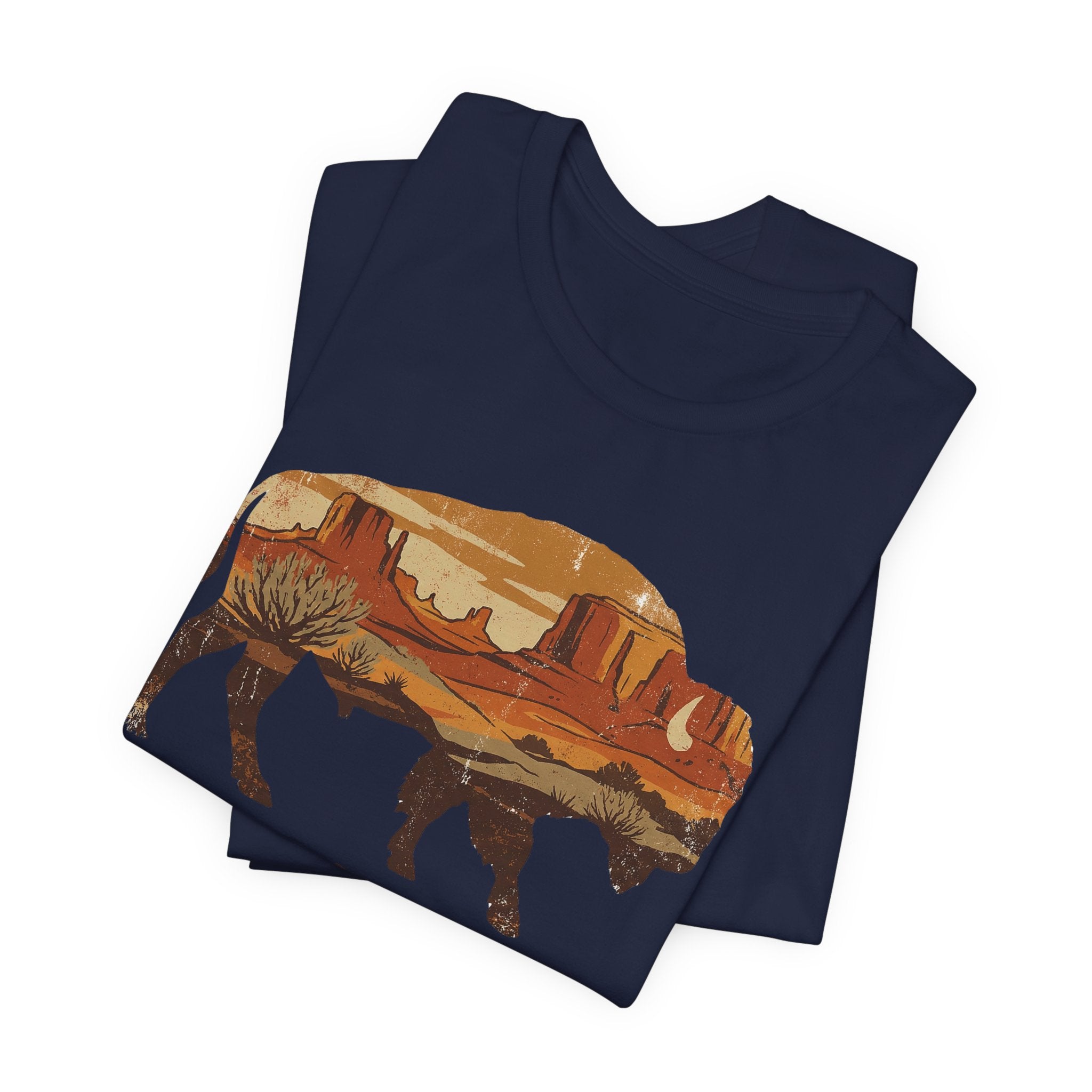 Roam Free Buffalo Desert | Nature Graphic Tee