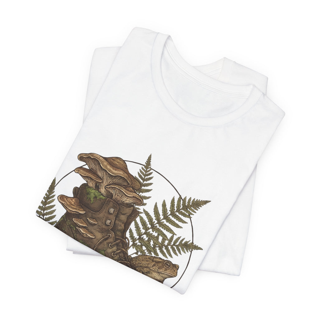 Rot Is Life T‑Shirt — Woodland Mushroom Decay Graphic Tee