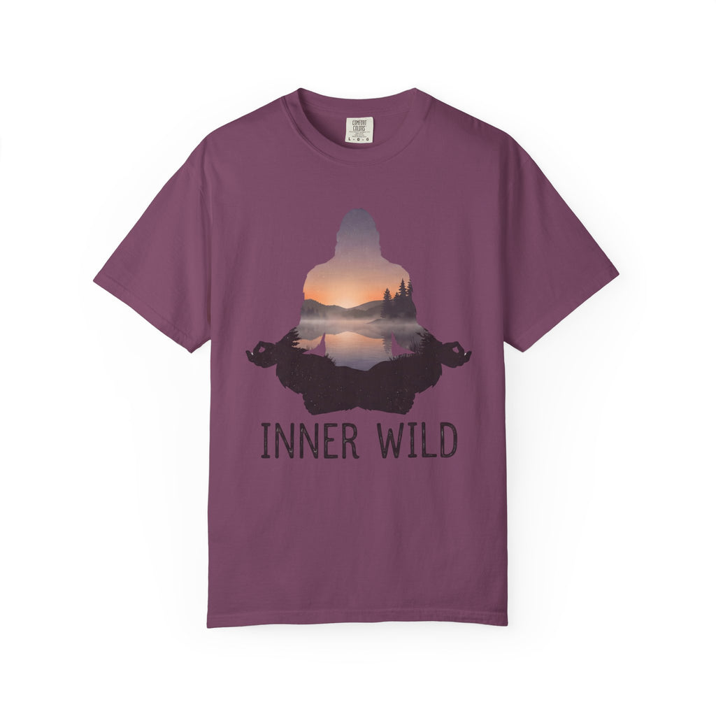 Inner Wild Meditation T-Shirt — Yoga & Nature Graphic Tee