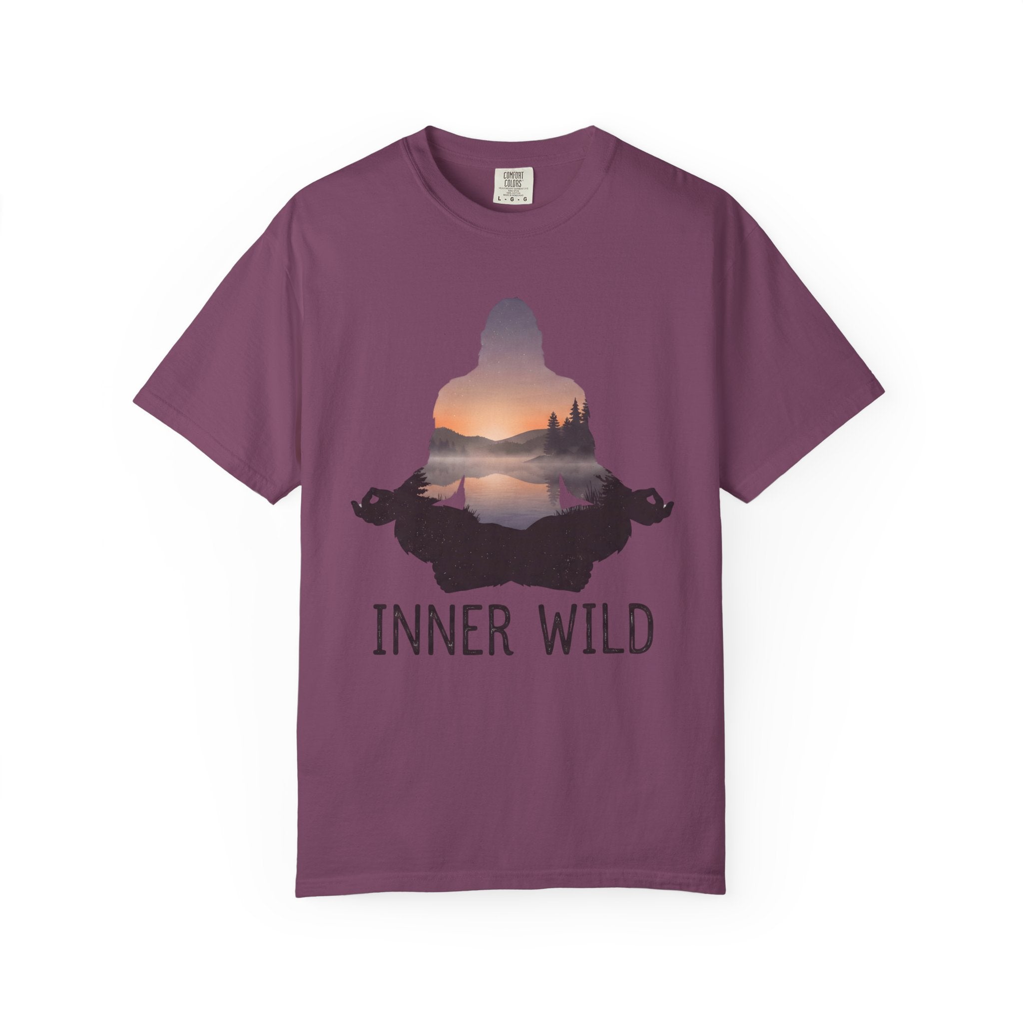 Inner Wild Meditation T-Shirt — Yoga & Nature Graphic Tee