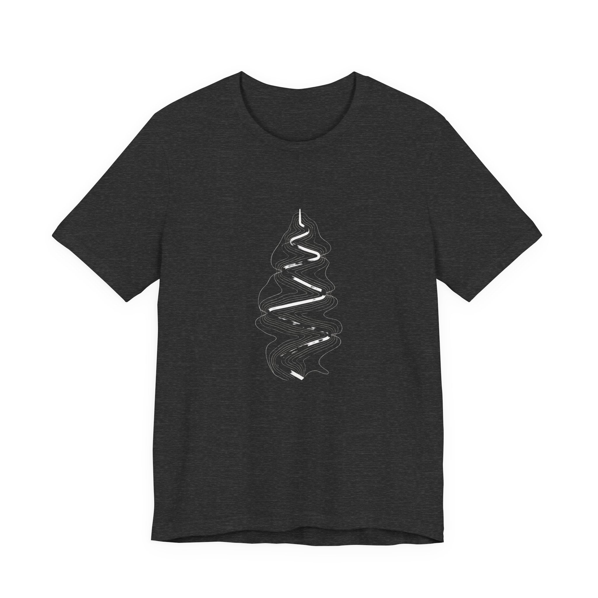 Switchback Trail | Minimalist Topo Line Art Graphic Tee