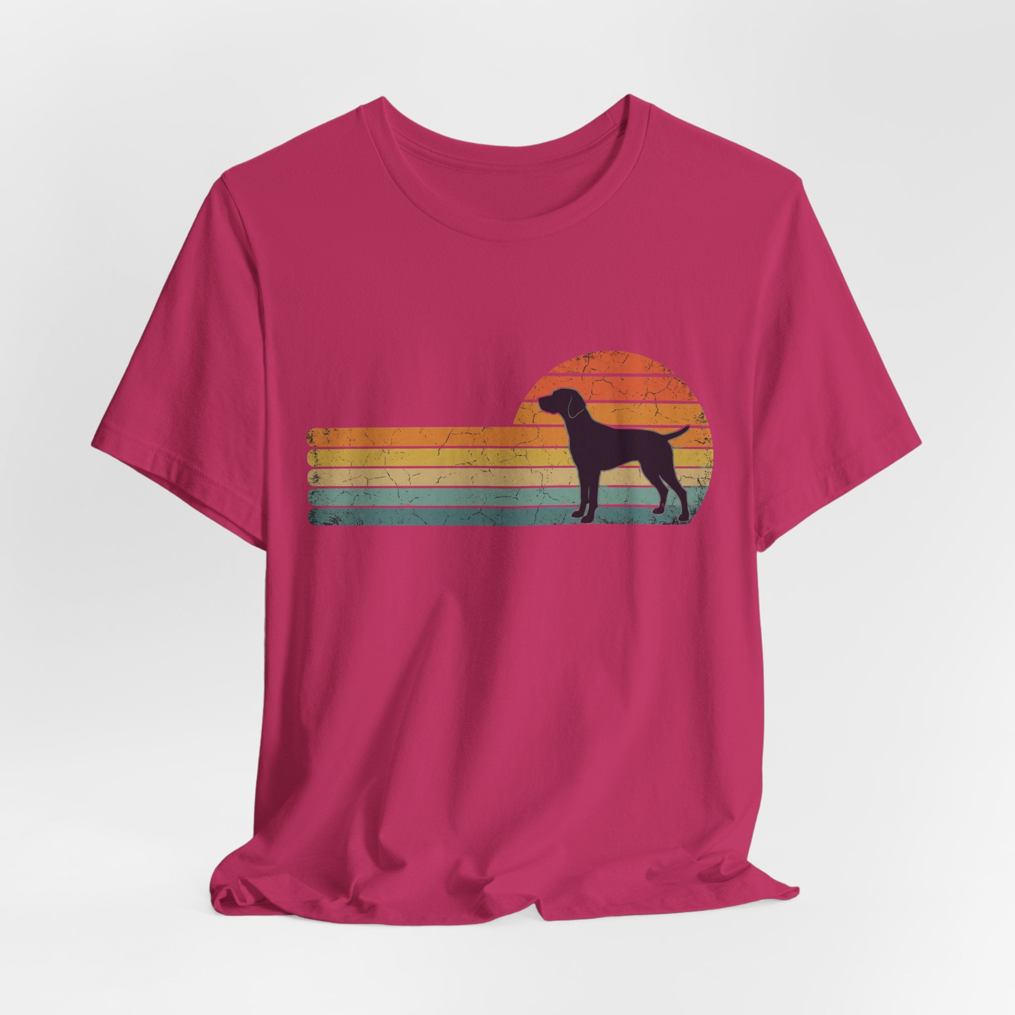 Retro Vizsla Sunset | Dog Lover Graphic Tee