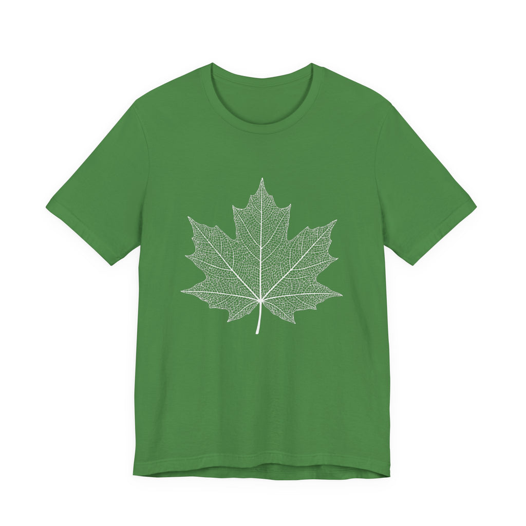 Maple Leaf Line Art | Nature Graphic Tee