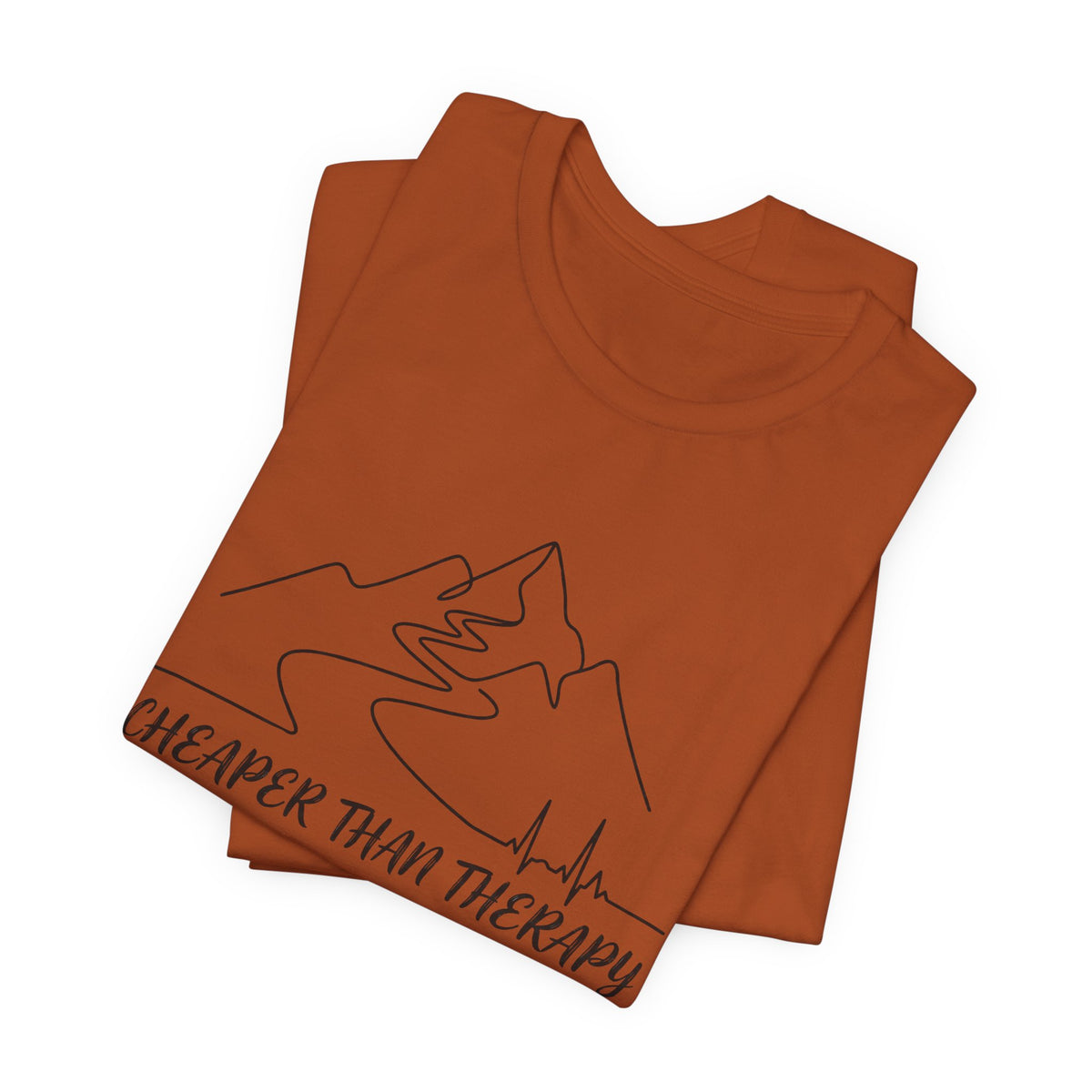 Cheaper Than Therapy | Mountain Hiking Graphic Tee