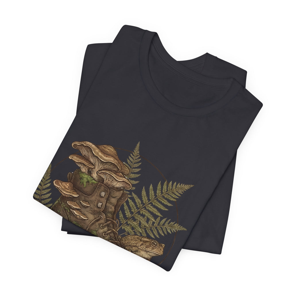 Rot Is Life T‑Shirt — Woodland Mushroom Decay Graphic Tee