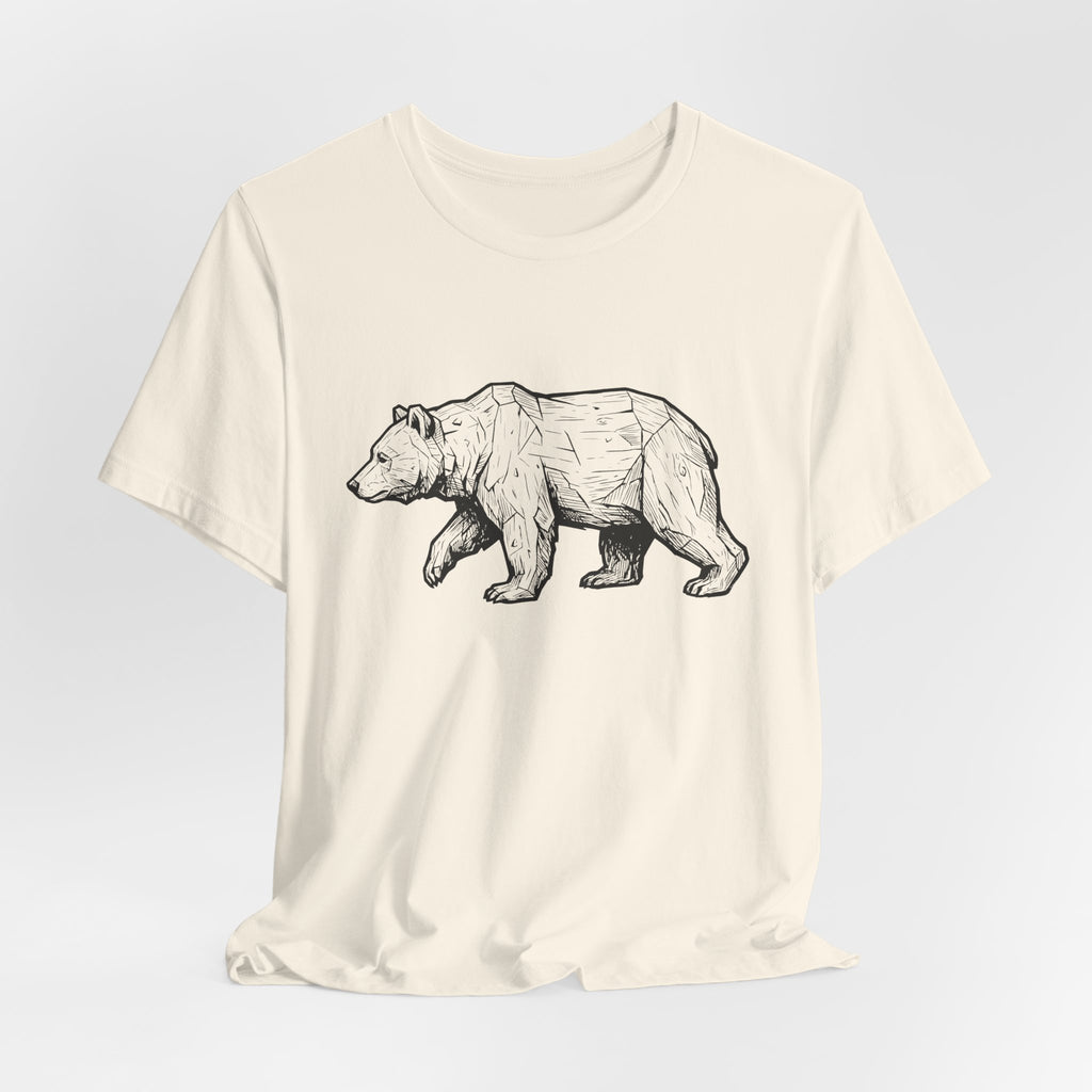 Grizzly Bear Sketch | Nature Graphic Tee