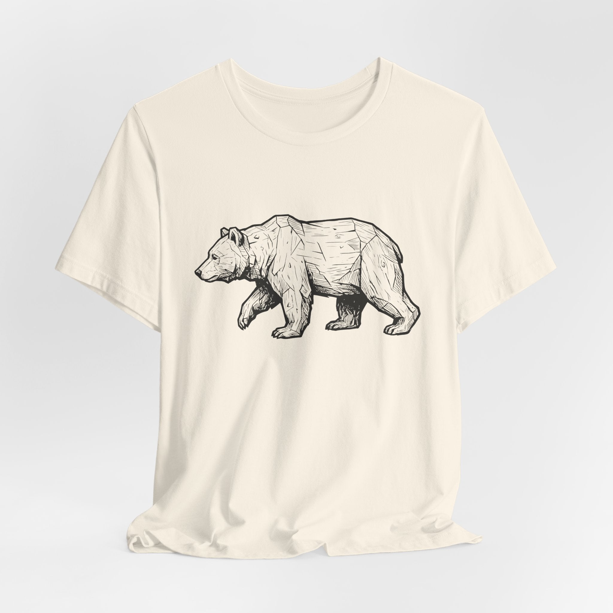 Grizzly Bear Sketch | Nature Graphic Tee