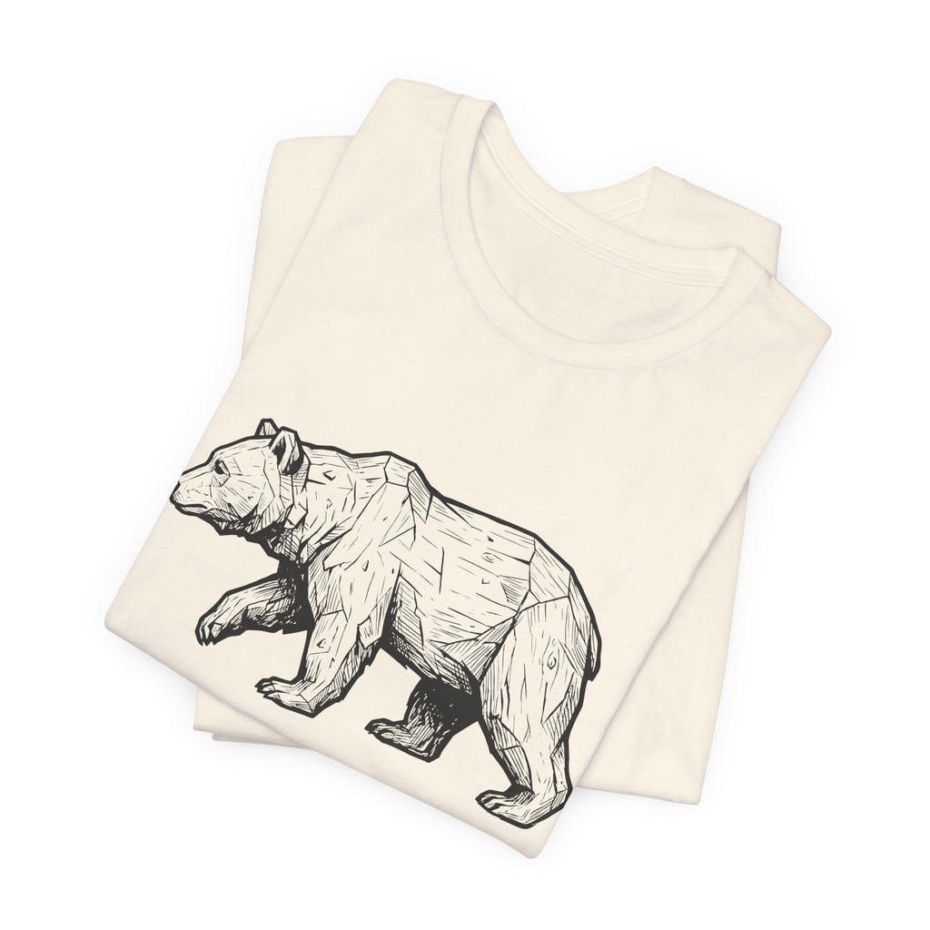 Grizzly Bear Sketch | Nature Graphic Tee