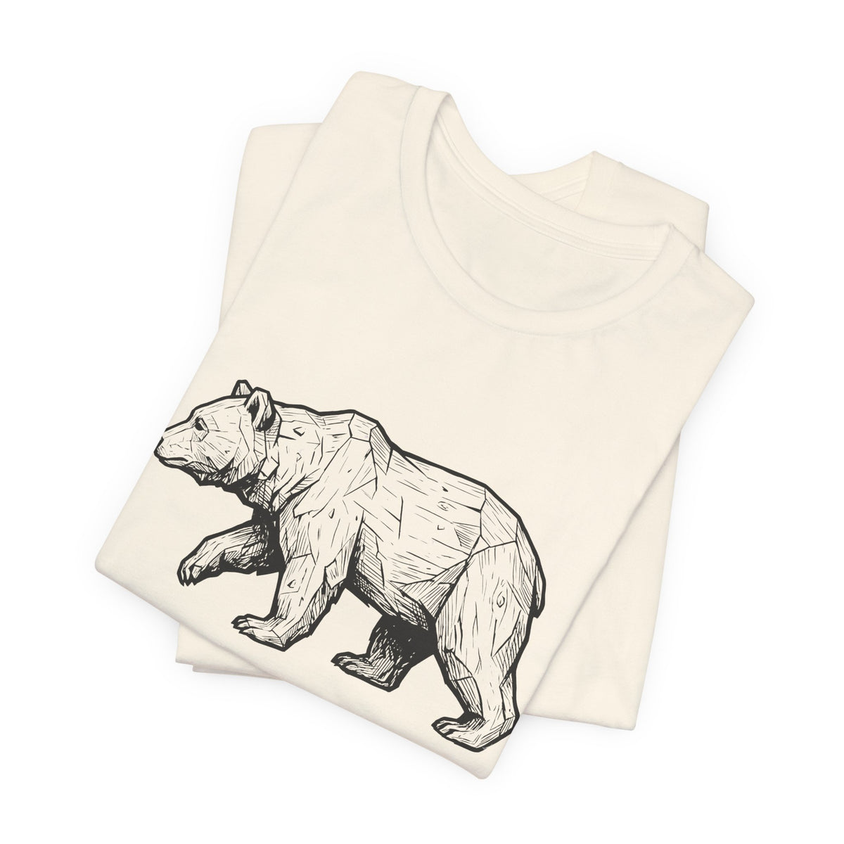 Grizzly Bear Sketch | Nature Graphic Tee