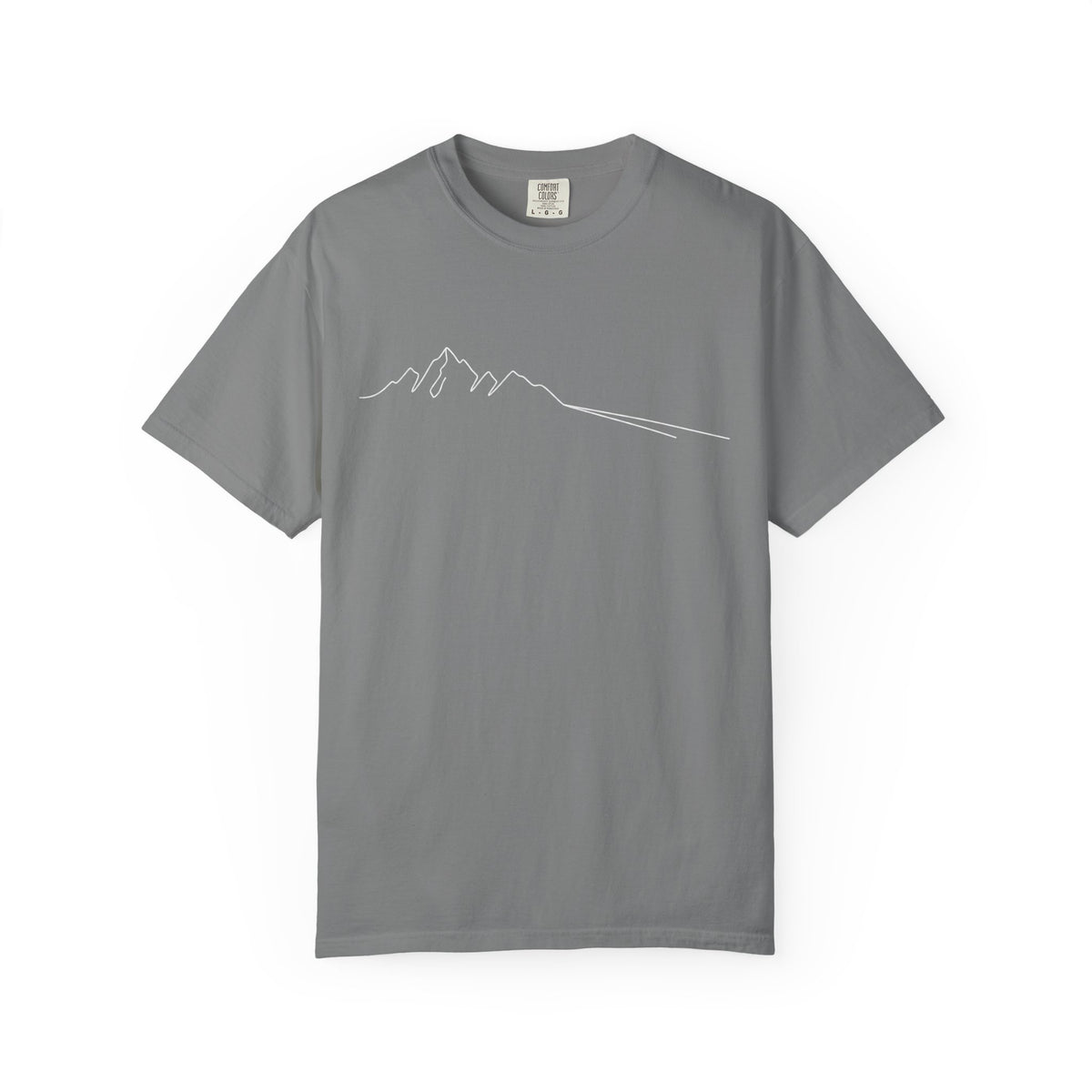 Mountain Outline T-Shirt — Minimalist Hiking Tee